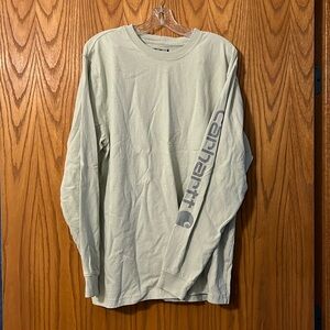 Carhartt Green Long Sleeve T-Shirt Size M